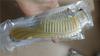 Uma grande oferta de pentes de chifre de cristal produtos de chifre amarelo africano cabeleireiro de proteção do cabelo Pentes 15-21 alça redonda esculpida