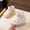 Sapatos de Inverno Quentes para Bebês de Um Ano Meninas, Sapatos de Bebê com Solado Macio para Meninos, Forrados com Lã e Espessados para 6-12 Meses