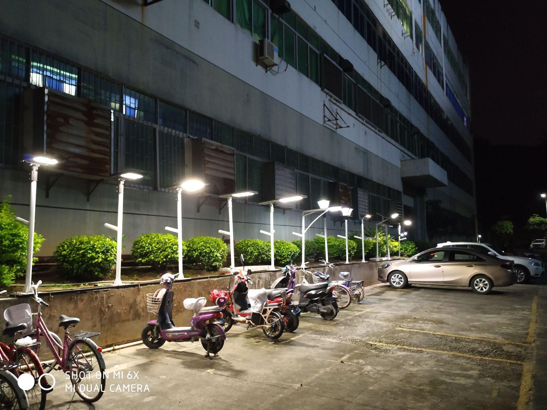 solar street light sample test