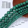 Pedras Soltas de Malaquita Sintética Pedras Naturais Pedras de Cristal Acessórios para Joias DIY Pedras Soltas Materiais para Pulseira Artesanal Produtos Semi-Acabados