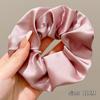Versão Coreana Laço de Cabelo Fofo Creme Doce Menina, Scrunchie Laço Estilo Mori, Elástico de Cabelo Rabo de Cavalo Oversized High-End