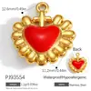 Accesorios de Joyería de Acero Inoxidable Transfronterizos Día de las Madres Esmalte de Colores Concha Estilo Marino Gato Animal Colgante Chapado en Oro