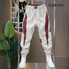 Pantalones Jogger Nuevos de Verano de Secado Rápido con Bloques de Color y Cordón Estilo Coreano Modernos para Hombre Casual para Exteriores Deportivos Versátiles Adelgazantes
