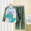 Pijamas para niños del sudeste asiático Conjuntos de ropa para niños Primavera y otoño Pantalones de manga larga Pijamas para bebés niños y niñas Conjuntos de ropa para el hogar