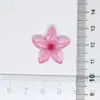 Flores de Cinco Pétalos Graduadas Color Hielo Dibujo Animado Piezas de Accesorios DIY para Zuecos, Kit de Materiales con Pegamento Crema Resina Piezas Pequeñas