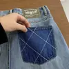 ¡Productos de Calidad Premium! Falda de Mezclilla Ajustada de Cintura Alta con Abertura y Bolsillos en Bloque de Color Moda Primavera 2026