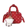 Bolso de Lunares de Moda para Mujer 2026 Nuevo Bolso Boston con Acabado de Alta Gama, Bolso Cruzado de Hombro para Viajes Melard