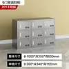 Fábrica de zapatero de acero inoxidable taller libre de polvo banco para cambiarse los zapatos taquilla de un y dos lados armario de almacenamiento multicapa multired para vestuario laboratorio