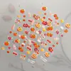 Pegatinas para Uñas con Dibujos Animados Redanco5D en Relieve con Peces y Caquis Cada Año, Pegatinas Estéreo para Uñas He1596