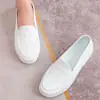 Botas de lluvia ligeras, de corte bajo, elegantes y cómodas para ir al trabajo, perfectas para el verano, versátiles, impermeables, de suela plana, boca poco profunda y antideslizantes