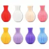 3DCT121 Adesivo de Geladeira Vaso Magnético 3D Transfronteiriço, Vaso Colorido Criativo para Arranjo de Flores Adesivo de Geladeira Cultural e Criativo