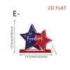 Día de la Independencia Águila Orgullosa Estatua de la Libertad Adorno Decorativo Artesanía de Madera 2D Decoración Festiva Exclusiva