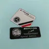 Adecuado para Pegatinas de Coche Mercedes-Benz Clase C Clase E Glc Gla Glb Pegatinas Decorativas de Metal Logo de Coche Amg Placa de Nombre Brabus Etiqueta de Aluminio
