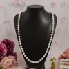 Joias Mais Vendidas, Elegante Pingente Longo de Pérola em Forma de Coração, Pode Ser Enrolado no Colar, Corrente de Clavícula Multicamadas, Novo Estilo