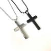 Collar de cruz simple personalizado estilo coreano elegante mini cruz cadena para suéter moderna cadena para hombre y mujer