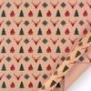 Nova embalagem de presente de papel kraft de Natal cor Árvore de Natal brinquedo papel de presente papel de embrulho diy atacado em estoque