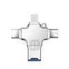 Adecuado para iPhone Teléfono Móvil Apple Adaptador Otg Dos en Uno Unidad Flash Usb3.0 USB Ratón Adaptador Tipo-C