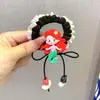 Faixa de Cabelo Fofa Infantil Elsa Branca de Neve Corda de Cabelo Bola de Laço para Menina Prendedor de Cabelo de Menininha