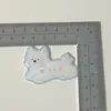 Lindo Colorido Punto Goteo Pegamento Cachorro Gatito Acrílico Accesorios DIY Tocado Pasador Hecho a Mano Funda para Teléfono Móvil Flor para Zapato