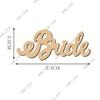 Decoración con letras en inglés, artesanías de madera, escena de festival, accesorios de decoración láser, productos de madera tallados, colgante pequeño