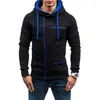 Sudadera de terciopelo casual Amazon Fashion Sudadera con capucha y cremallera para hombre Exportación europea y americana Chaqueta simple holgada de otoño e invierno