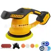 Modelo Popular Transfronterizo Pantalla Digital 21V Sin Escobillas 125mm Máquina Pulidora de Coches Máquina Enceradora Dewalt Makita Milwaukee Pedal de Pie