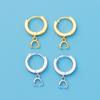 Aretes de Plata Esterlina 925 con Colgantes de Clip de Aro Abierto DIY Joyería de Plata Accesorios para Aretes Materiales Hechos a Mano