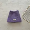 Gorro infantil coreano Qiunan, nuevo estilo otoño e invierno, gorro de punto súper lindo con orejas de gato para niños y niñas, gorro de lana para bebé