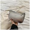 Bolsa Pequena Transversal de Design Nicho Estilo Coreano para Mulheres 2026 Nova Bolsa Quadrada Pequena de Ombro para o Dia a Dia em Couro com Cera de Óleo