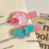 Pasador de Cerdito Rosa ins Pin de Pato Rosa Lindo Pato Clip de Pato Dulce Chica Pasador Estudiante Clip Dibujos Animados Tocado Mujeres