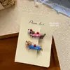 Estilo coreano Lindo Dibujo Animado Resina Perro Salchicha Creativo Versátil Dulce Niña Flequillo Lateral Adorno para la Cabeza de Bebé