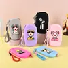 Bolsa de Silicona de Alta Gama para Gafas para Mujer, Estuche Portátil de Almacenamiento para Gafas de Sol de Viaje, Bolsita Colgante Linda Anti-Pérdida para Teléfono