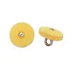 Botones de Resina de Terciopelo para Trajes Tang y Hanfu, Botones Metálicos para Suéteres y Abrigos, Botones Decorativos Redondos Cosidos a Mano, Disponibles en 20 Colores