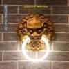 Lámpara de pared retro china Lámpara de grifo estilo chino Patio exterior Creativo Sala de estar Pasillo Pasillo Decoración Zen