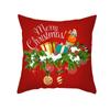Funda de Almohada Navidad Ultra Suave Papá Noel Muñeco de Nieve Sala de Estar Hogar Mesita de Noche Decoración Cojín Soportes para Respaldo Personalización