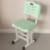 Cadeira Elevatória Escolar Simples, Cadeira para Estudo em Casa, Cadeira de Escrita para Aluno do Ensino Fundamental, Banco para Mesa Infantil, Cadeira com Encosto para Quarto de Estudante