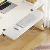 Tablero de extensión para escritorio, escritorio de oficina sin taladrar, organizador de escritorio expandible, plegable, ampliado y alargado, tablero de extensión con reposabrazos