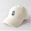Gorra de Béisbol Suave Bordada con Oso de Dibujos Animados de Pana para Hombres y Mujeres, Visera Solar Simple y Versátil, Gorra Pequeña con Visera que Muestra la Cara