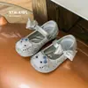Nuevos Zapatos Infantiles Otoño 2026 Estilo Coreano Lindos Dibujos Animados Pedrería Lentejuelas Zapatos de Princesa para Niñas