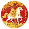 La Buena Fortuna Espera2026 Diseño Original Año del Caballo Festivo de Año Nuevo Regalo Hecho a Mano DIY Regalo Set de Pintura de Diamantes