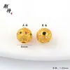 Accesorios DIY de Oro Arena Antiguo de Larga Duración Cuentas de Flor Rosa Sólida Cuentas Espaciadoras Pulsera Collar Accesorios de Joyería con Cuentas
