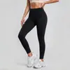 Pantalones de Yoga sin Costuras, sin Líneas Embarazosas, Levanta Glúteos Color Durazno, Cintura Alta, Control de Abdomen, para Correr, Deporte, Sensación Nude, Pantalones Ajustados para Mujer, Anti-Fugas de Luz