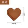 Transfronterizo en stock cuero en forma de corazón marcapáginas creativo en blanco marcapáginas de amor pequeño lote diy cuero pu marcapáginas al por mayor