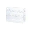 Caja de Almacenamiento de Huevos para Puerta Lateral de Refrigerador de Cocina, Gran Capacidad, Uso Doméstico, Estante Creativo Plegable para Huevos con Ranuras