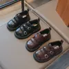 Zapatos de Cuero para Niños 2026 Colección Otoño Zapatos Casuales Retro Estudiante Zapatos de Rendimiento Estilo Británico para Niños Zapatos de Moda para Niños Pequeños