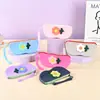 Bolsa de silicona con forma de corazón para guardar gafas, se puede colgar como monedero, producto popular transfronterizo para mujeres, bolsa para guardar gafas de sol y gafas