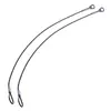 Cuerda de acero 304 tendedero fino para ropa cuerda de alambre de acero inoxidable recubierta de plástico M1.5 2 3 4 5 6 8 10 12mm