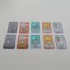 Gancho de cuerno de rinoceronte de cristal de 5 * 7 CM con patrón interesante, sin perforaciones, sin costuras, fuerte, de viscosa rectangular