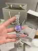 Reloj Vivian Nuevo Estilo Esfera Rosa Emperatriz Reloj para Mujer Reloj Azul Hielo Triturado Morado Fruta del Dragón Blanco Luz de Luna Reloj de Pulsera