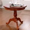 Muebles de árbol cálidos Mesa de centro de madera maciza europea fabricación directa mesa redonda pequeña mesa para teléfono mesa auxiliar mesa de centro